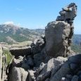 Rocher devant le mont Calvat