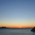 Crépuscule sur l'île de Riou