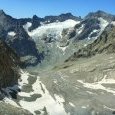 Depuis R3 : le glacier du Sélé
