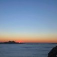 Crépuscule sur l'île du Riou