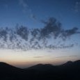 Crépuscule sur les montagnes du Verdon