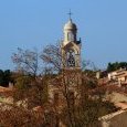 Le clocher du village de Aureille